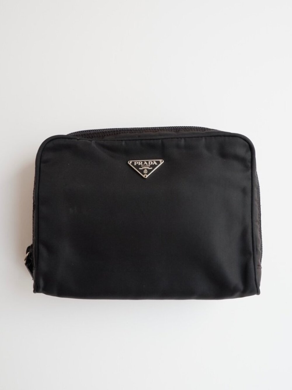 Authentic Preowned Prada Black Nylon Pouch